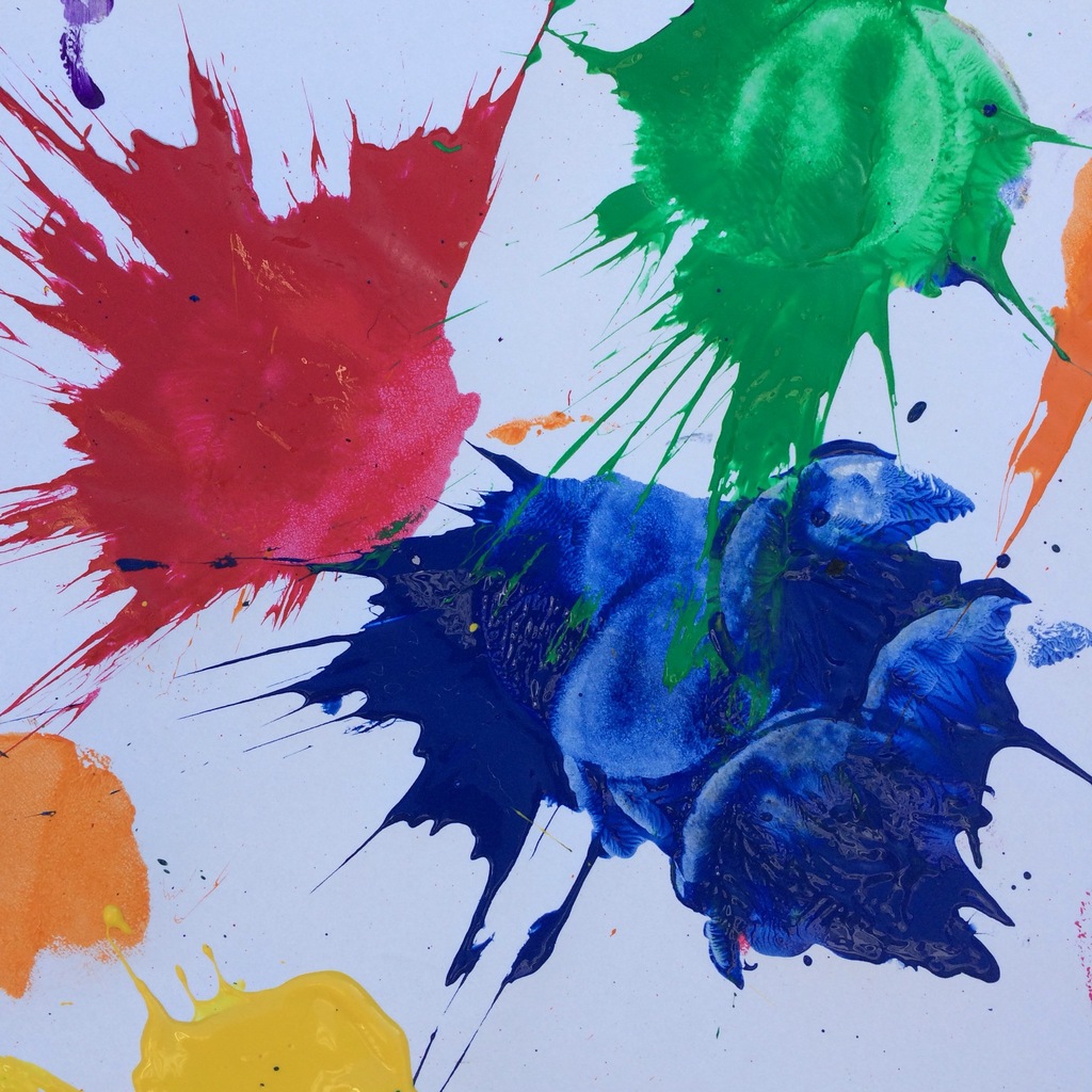 Splat Painting Colourful Minds