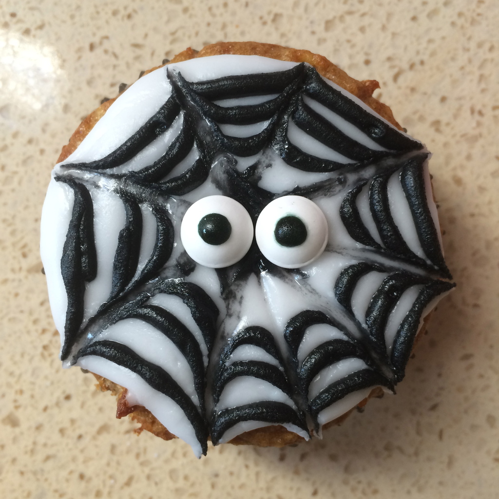 Spider Web Cupcakes Colourful Minds