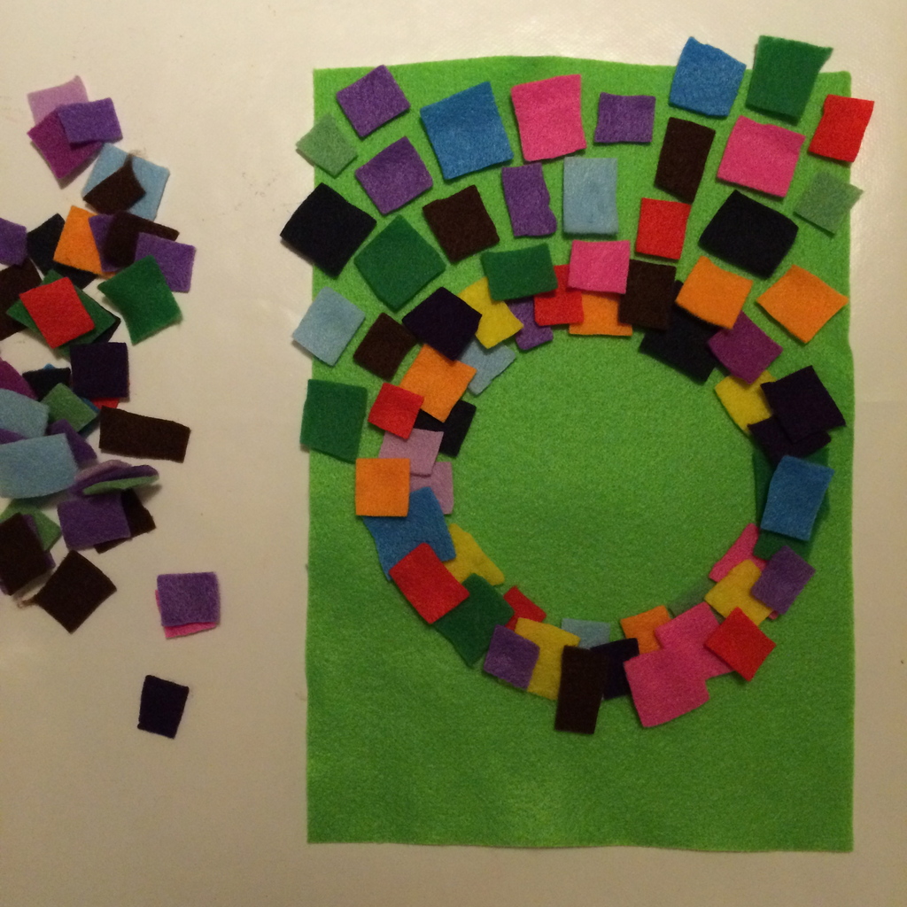 DIY Fuzzy Felt Colourful Minds