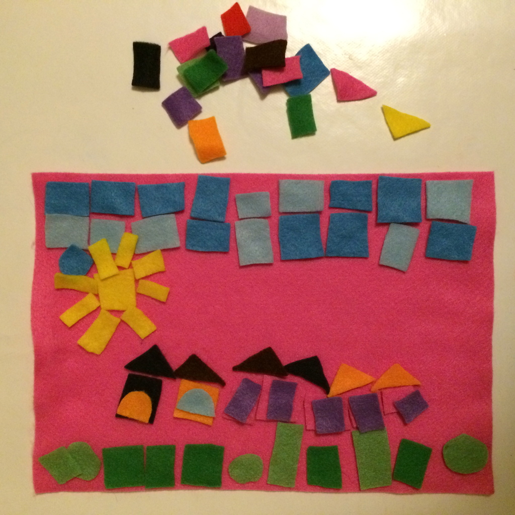 DIY Fuzzy Felt Colourful Minds