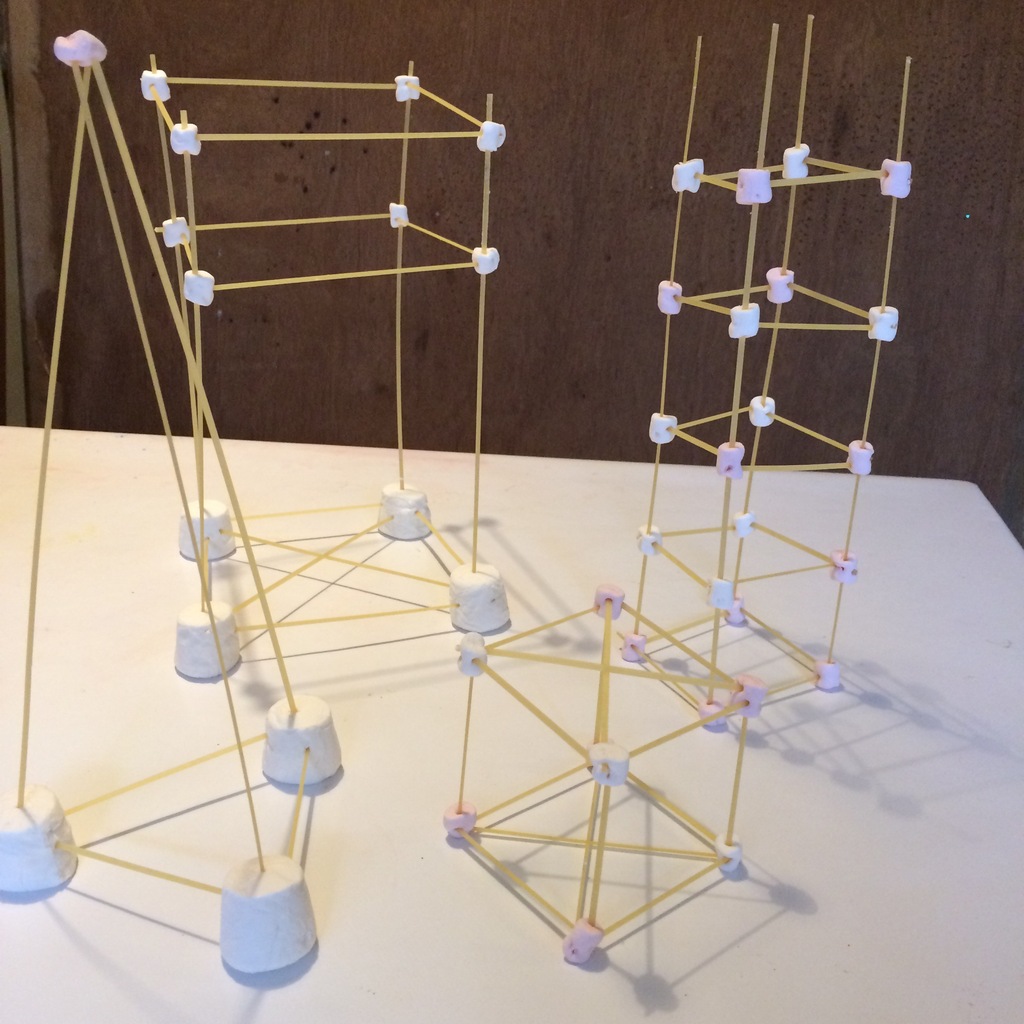 Marshmallow And Spaghetti Structures 