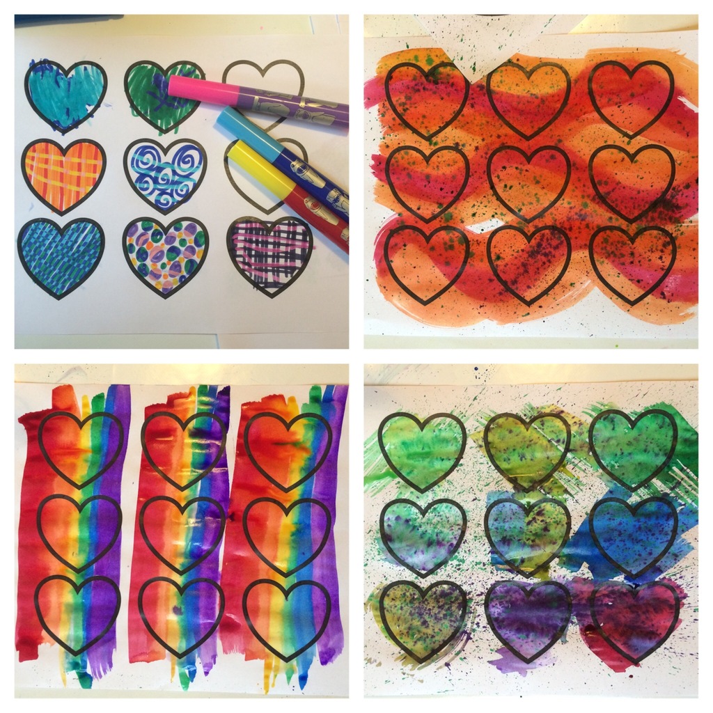 Paper Heart Garland | Colourful Minds