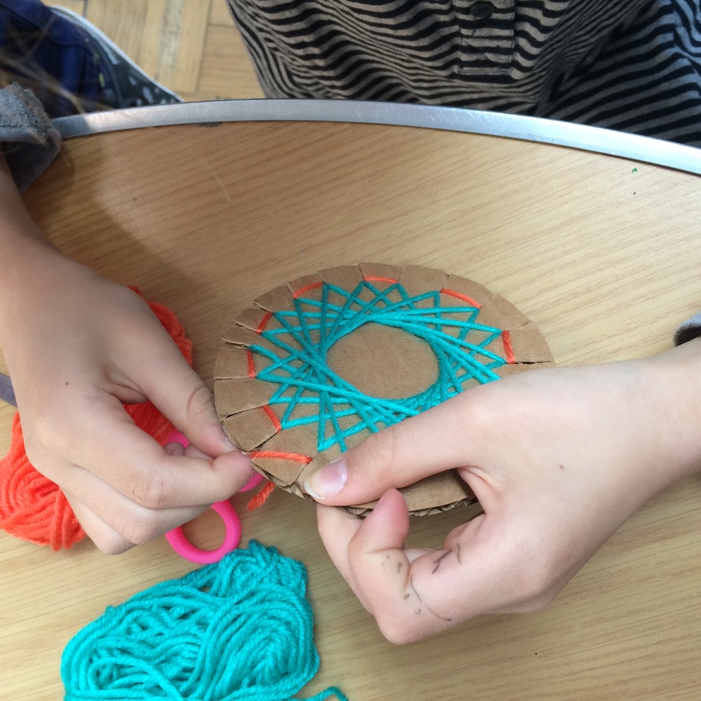 Woven Wool Flowers Colourful Minds