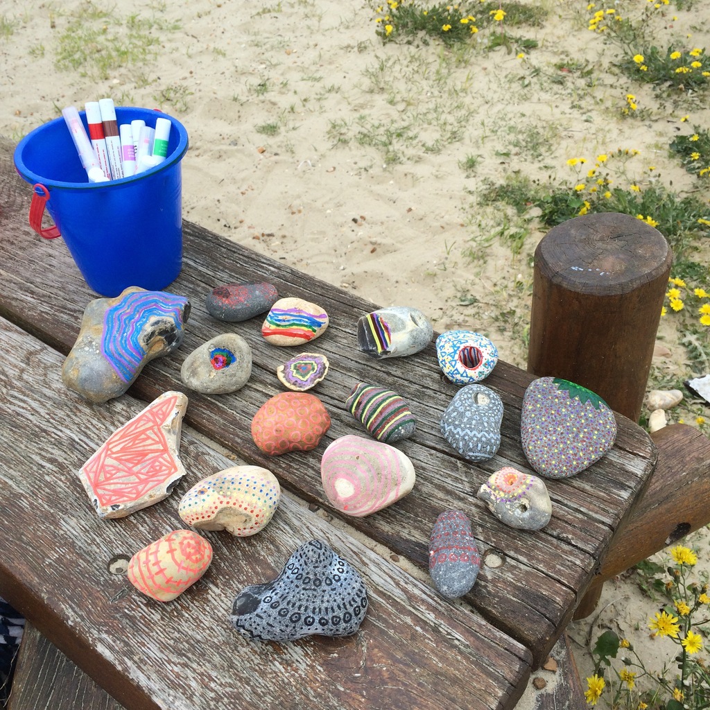 Beach Rock Decorating Colourful Minds