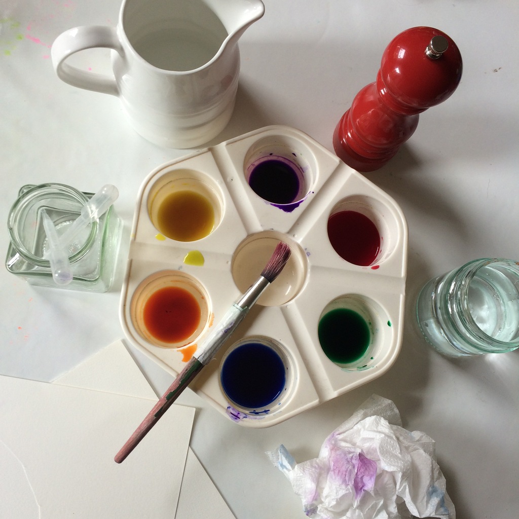 Watercolour Experiments | Colourful Minds