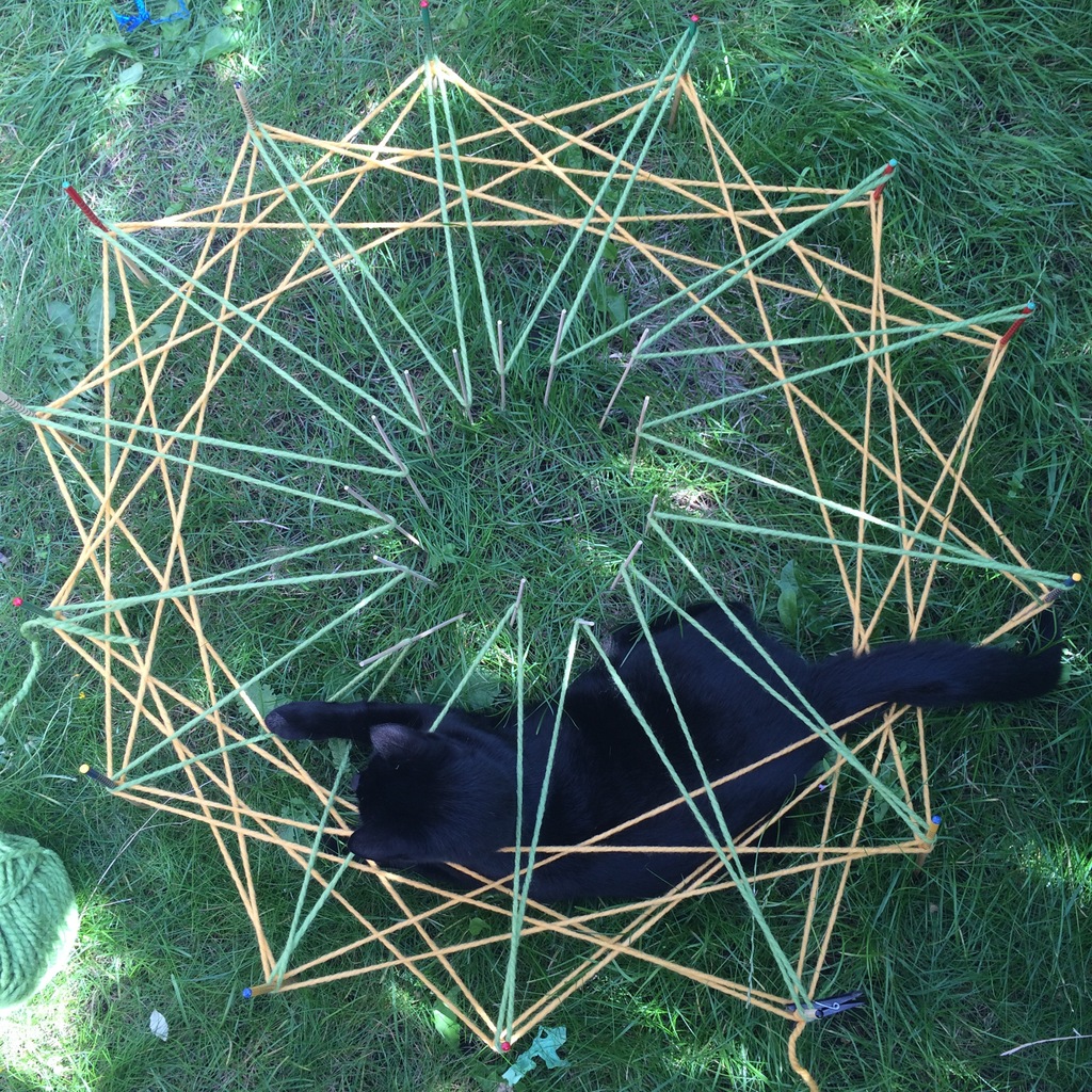 Garden Woven Wheels Colourful Minds